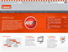 Tablet Screenshot of cz.trost.com